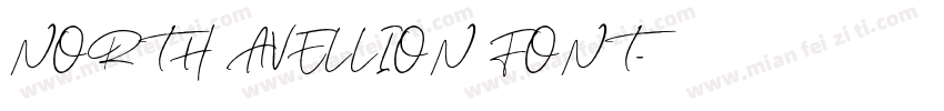NORTH AVELLION FONT字体转换